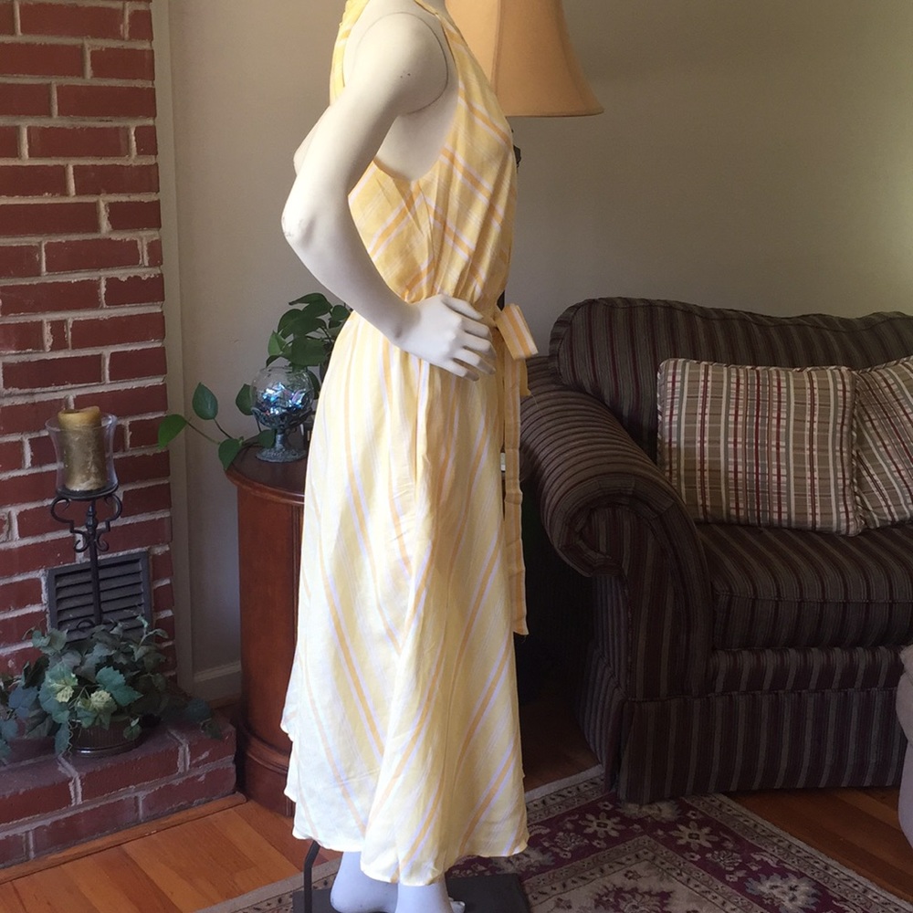 ☀️ NWT New York & Company linen blend dress with pockets☀️ - Picture 3 of 7